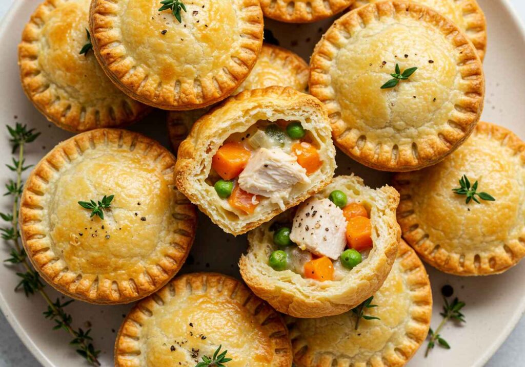 mini chicken pot pies