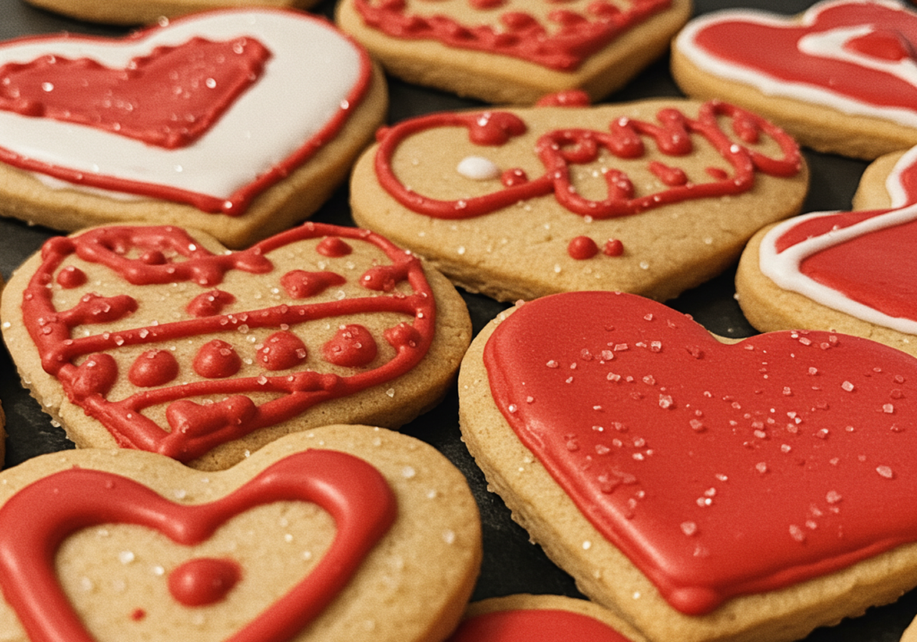 valentine sugar cookies