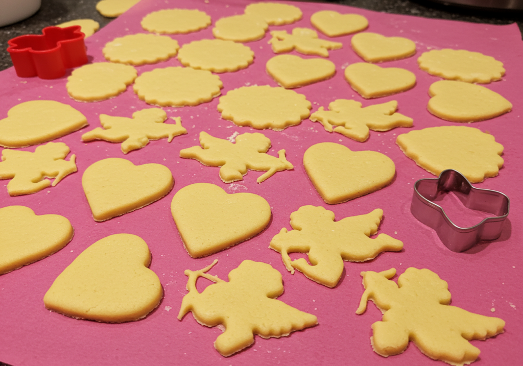 valentine sugar cookies