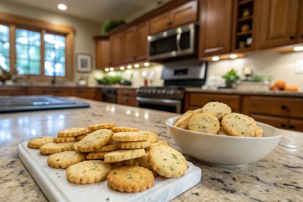 Garlic Ritz Snacks