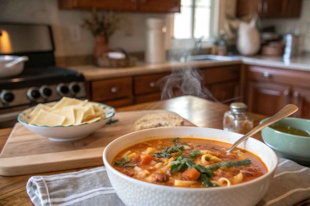 The BEST Lasagna Soup Recipe