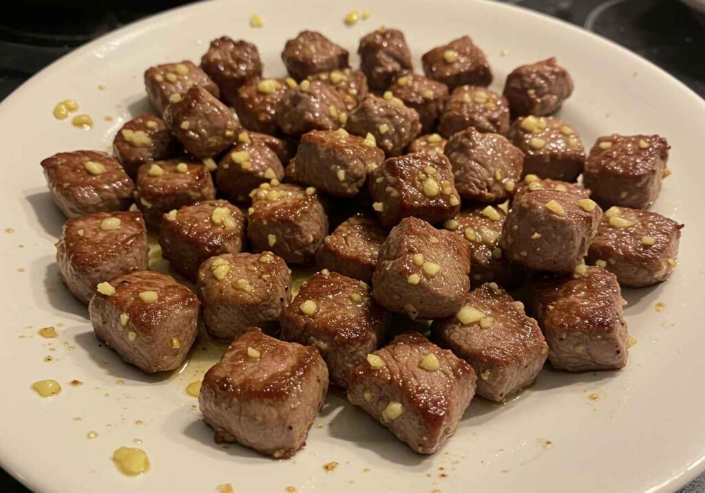 garlic butter steak bites