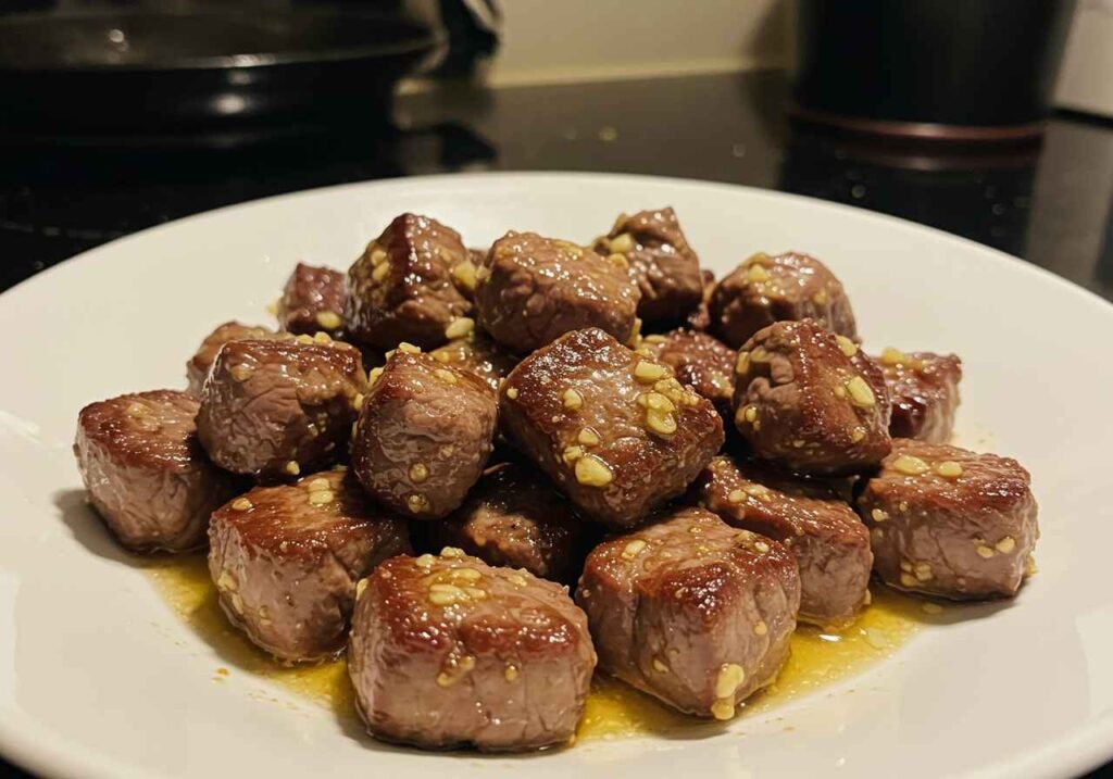 garlic butter steak bites