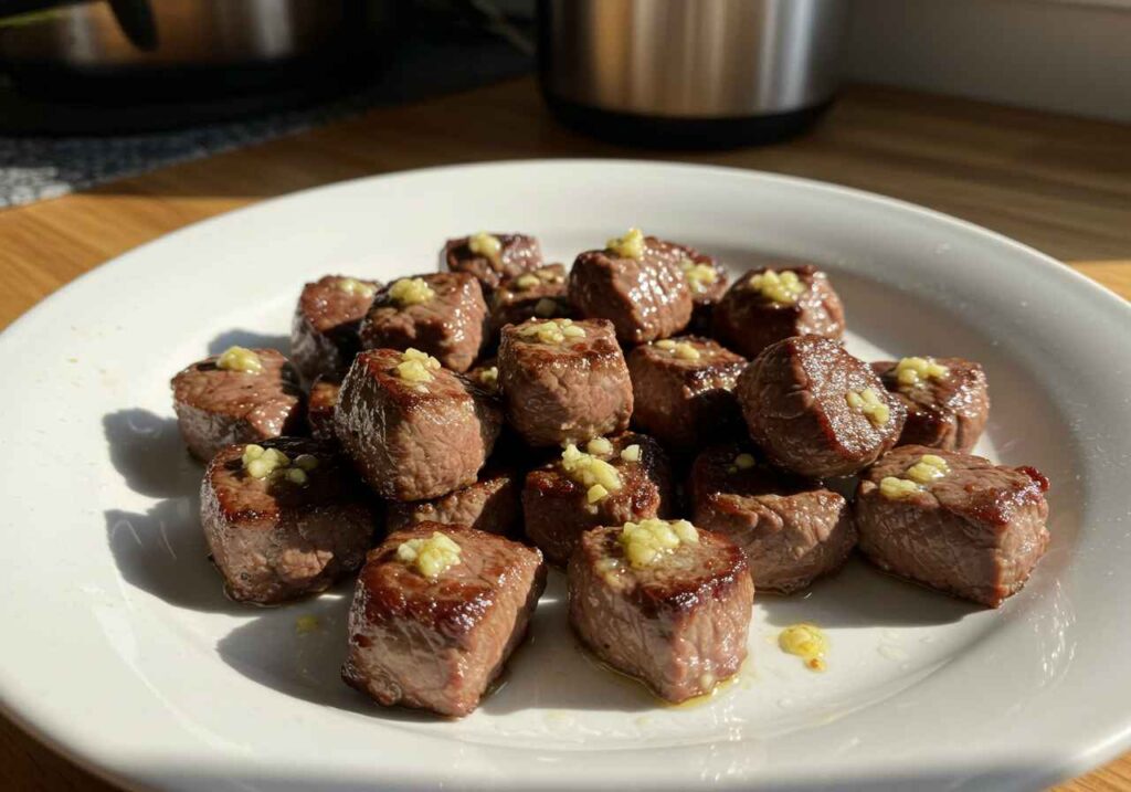 garlic butter steak bites