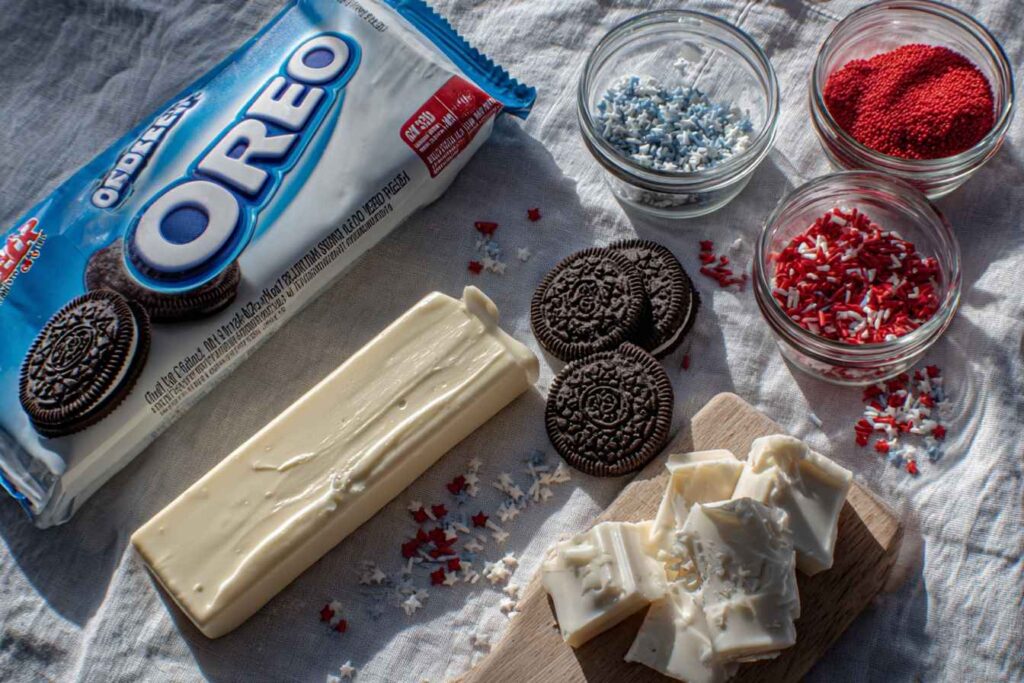 Patriotic Oreo Balls Recipe