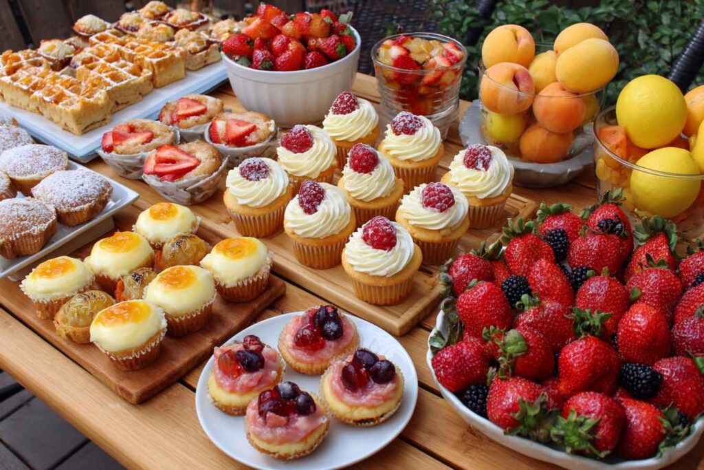 Honey Peach Cream Cheese Cupcakes