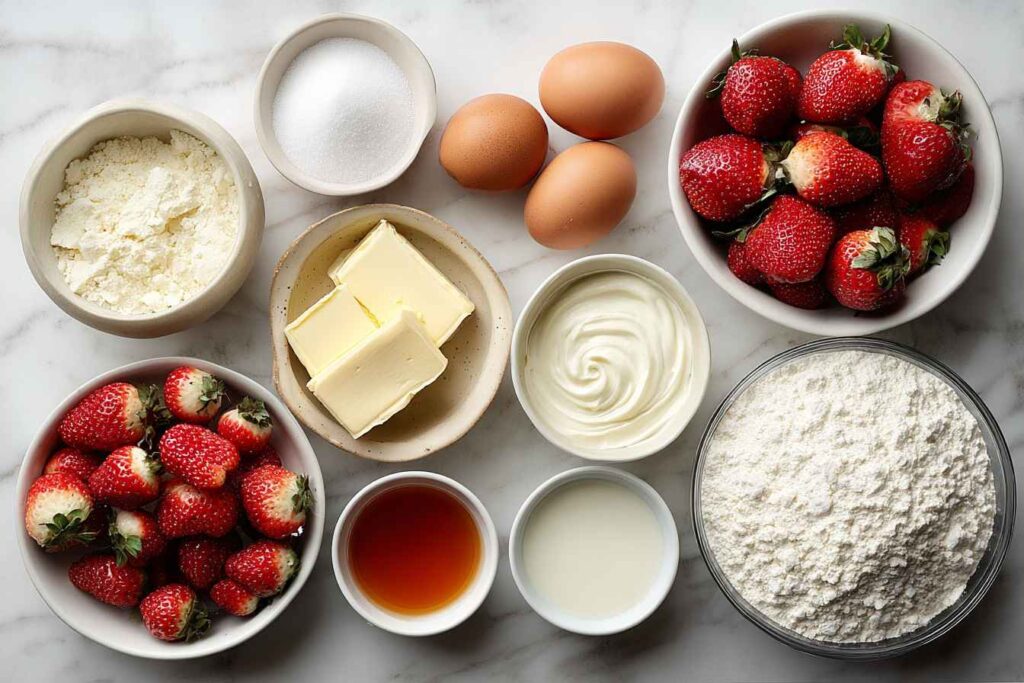 Strawberry Shortcake Cake