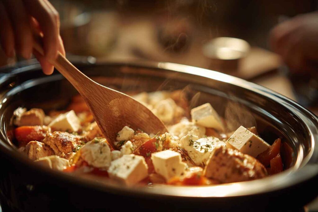 Crock Pot Creamy Cajun Chicken Pasta