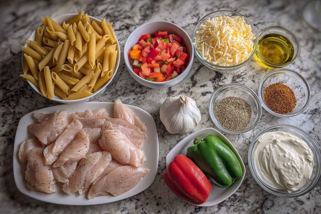 Crock Pot Creamy Cajun Chicken Pasta