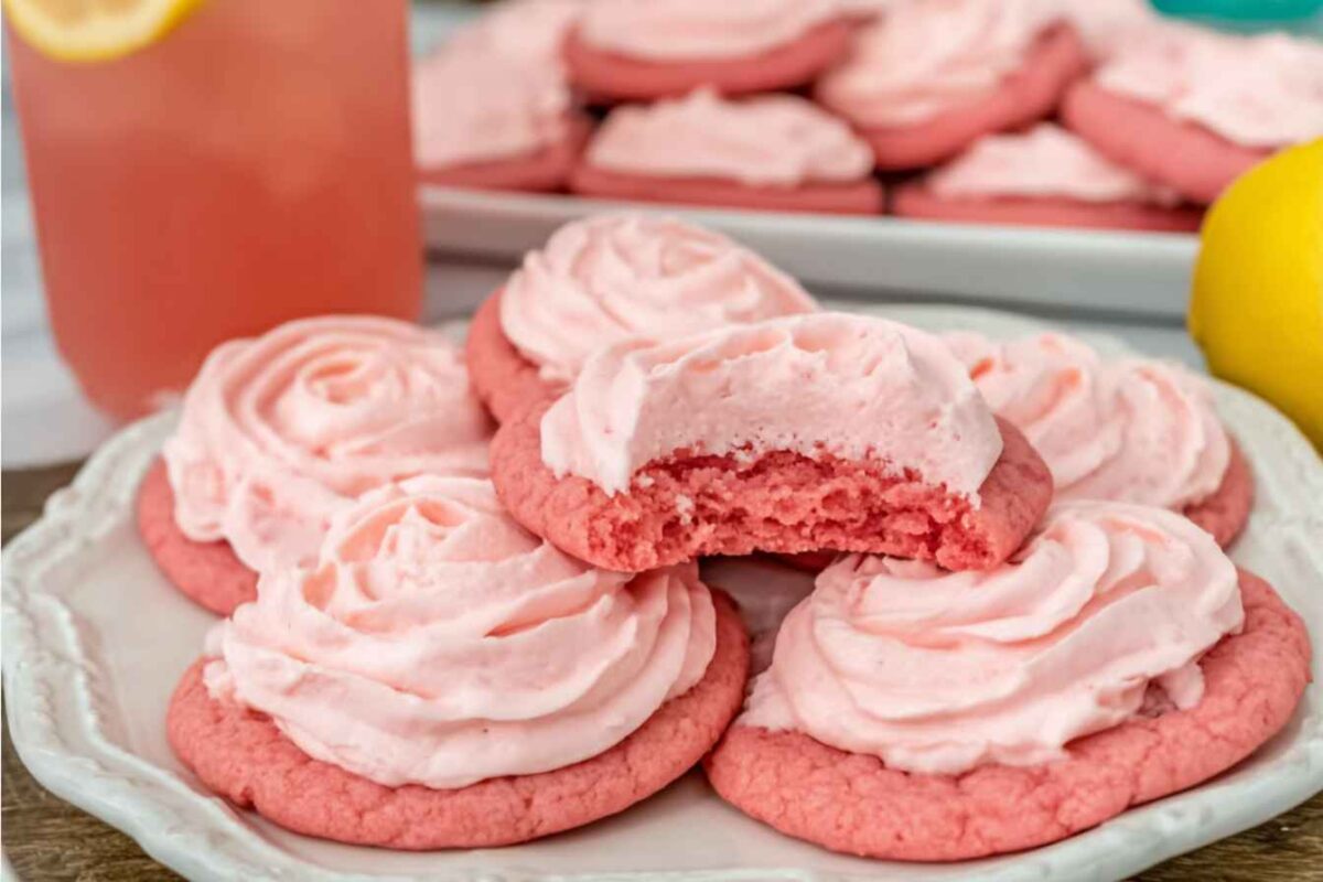 Pink Lemonade Cookies