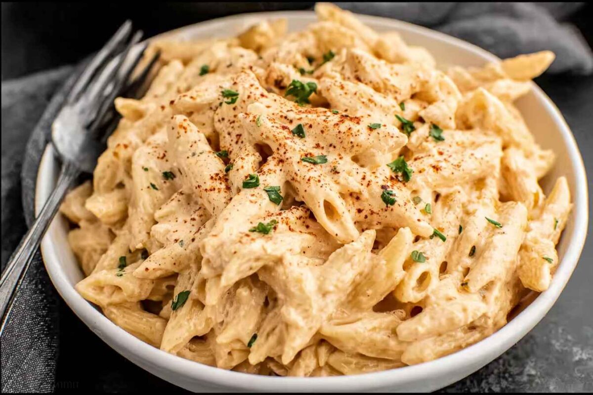 Crock Pot Creamy Cajun Chicken Pasta