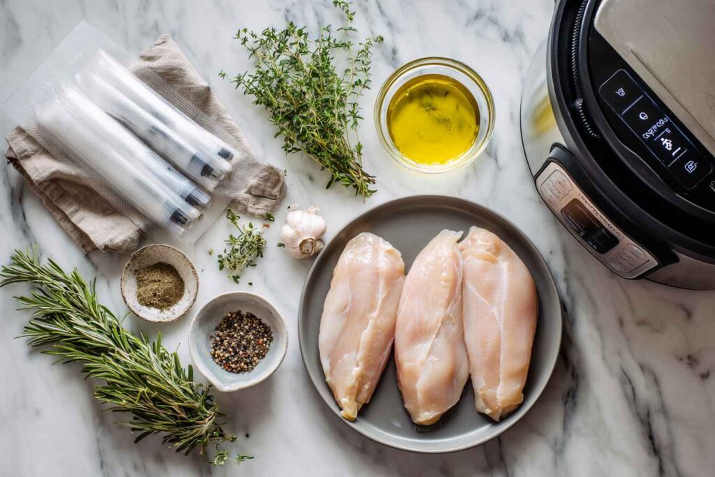 sous vide chicken breast meal prep