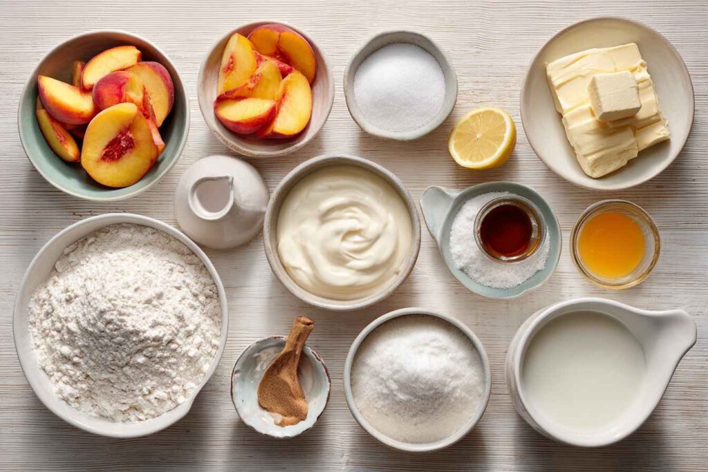Oven Peach Cobbler