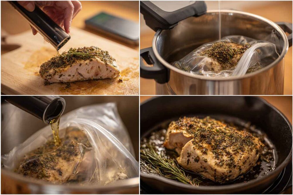 sous vide chicken breast meal prep