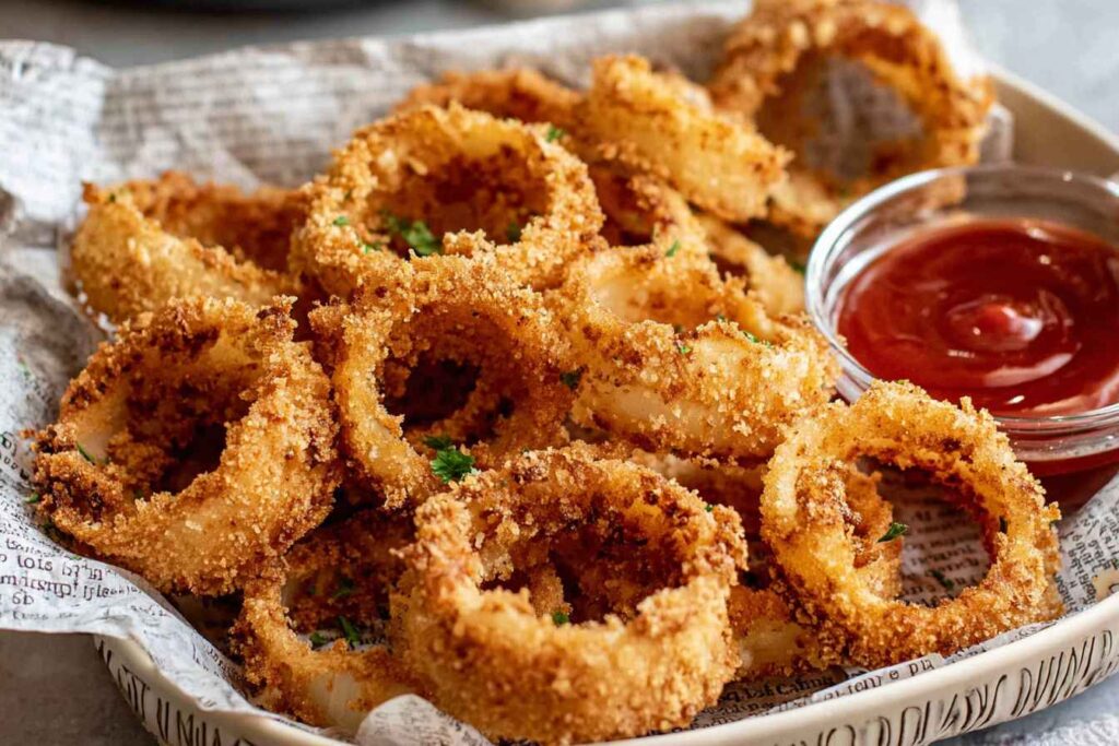 homemade onion rings
