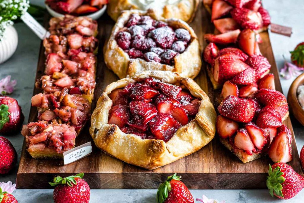 Strawberry Rhubarb Galette