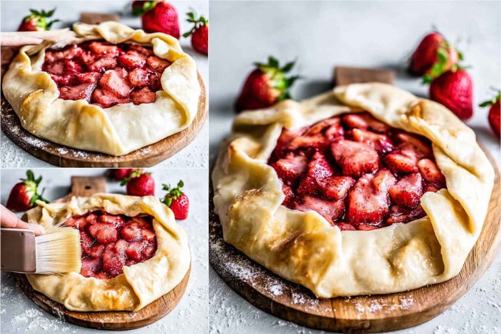 Strawberry Rhubarb Galette