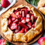 Strawberry Rhubarb Galette