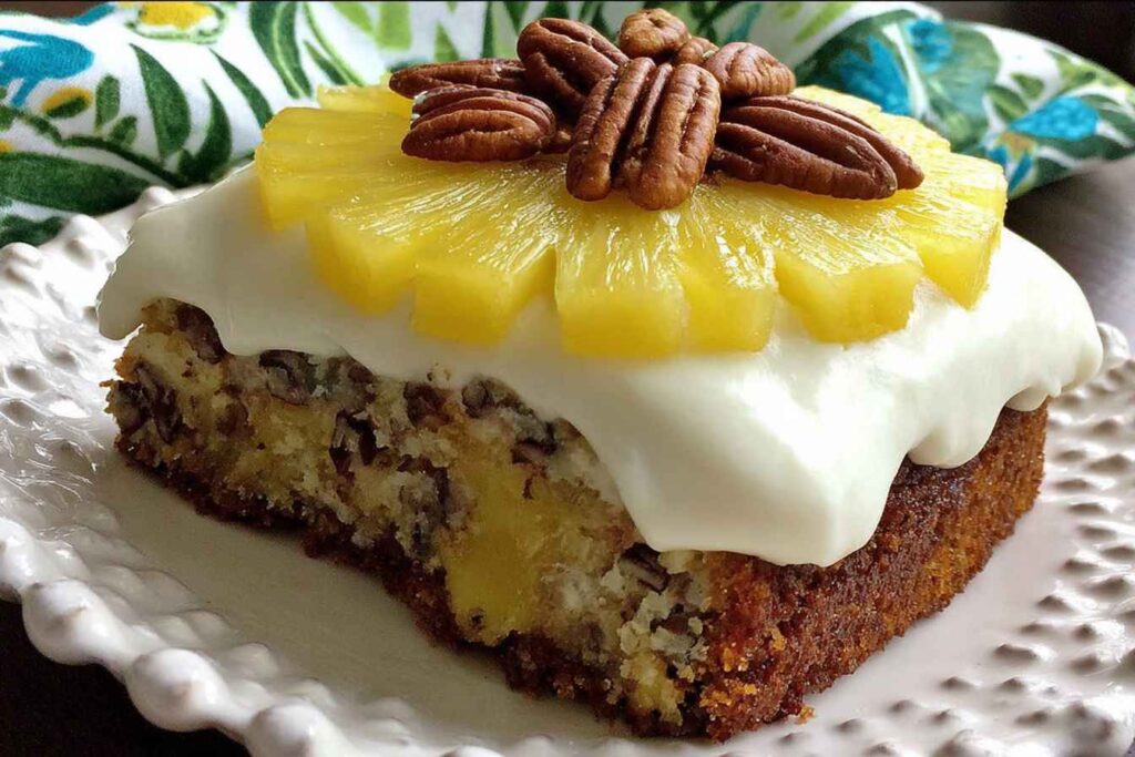 Pineapple Pecan Cake